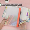 image:imageMr Pen Clear Pencil Pouch 9 x 688 3 Pack Durable TPU Material  Large WaterResistant Pencil Bags with Smooth Zipper Multipurpose Clear Pouch for Stationery School OfficeBright Mix