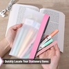 image:imageMr Pen Clear Pencil Pouch 9 x 688 3 Pack Durable TPU Material  Large WaterResistant Pencil Bags with Smooth Zipper Multipurpose Clear Pouch for Stationery School OfficeCandy