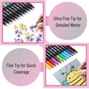 image:imageMr Pen Dual Tip Permanent Markers 24 Pack 12 Colors Fine amp Ultra Fine Tips Assorted Colors Ideal for Writing Drawing Arts amp Crafts Office SuppliesVibrant