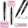 image:imageMr Pen Dual Tip Permanent Markers 24 Pack 12 Colors Fine amp Ultra Fine Tips Assorted Colors Ideal for Writing Drawing Arts amp Crafts Office SuppliesBlack