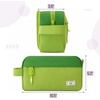 image:imageMr Pen High Capacity Pencil Case Large Pencil Pouch with 3 Compartments and 2 Pockets Large Pencil Bag with Smooth Zipper Cute Pencil Case Pouch Organizer School Supplies for TeensGreen