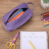 image:imageMr Pen High Capacity Pencil Case Large Pencil Pouch with 3 Compartments and 2 Pockets Large Pencil Bag with Smooth Zipper Cute Pencil Case Pouch Organizer School Supplies for TeensLight Lavender