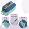 image:imageMr Pen High Capacity Pencil Case Large Pencil Pouch with 3 Compartments and 2 Pockets Large Pencil Bag with Smooth Zipper Cute Pencil Case Pouch Organizer School Supplies for TeensTeal