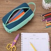 image:imageMr Pen High Capacity Pencil Case Large Pencil Pouch with 3 Compartments and 2 Pockets Large Pencil Bag with Smooth Zipper Cute Pencil Case Pouch Organizer School Supplies for TeensTeal