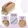 image:imageMr Pen High Capacity Pencil Case Large Pencil Pouch with 3 Compartments and 2 Pockets Large Pencil Bag with Smooth Zipper Cute Pencil Case Pouch Organizer School Supplies for TeensLight Beige