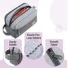 image:imageMr Pen High Capacity Pencil Case Large Pencil Pouch with 3 Compartments and 2 Pockets Large Pencil Bag with Smooth Zipper Cute Pencil Case Pouch Organizer School Supplies for TeensGray