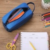 image:imageMr Pen High Capacity Pencil Case Large Pencil Pouch with 3 Compartments and 2 Pockets Large Pencil Bag with Smooth Zipper Cute Pencil Case Pouch Organizer School Supplies for TeensNavy Blue