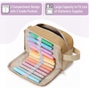image:imageMr Pen High Capacity Pencil Case Large Pencil Pouch with 3 Compartments and 2 Pockets Large Pencil Bag with Smooth Zipper Cute Pencil Case Pouch Organizer School Supplies for TeensLight Beige