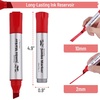 image:imageMr Pen Jumbo Permanent Markers 4 Pack Pink Chisel Tip Wide Tip Large  Thick Permanent Markers for Canvas Posters Board Fabric Window Glass Wood Waterproof Quick DryRed