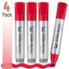 image:imageMr Pen Jumbo Permanent Markers 4 Pack Pink Chisel Tip Wide Tip Large  Thick Permanent Markers for Canvas Posters Board Fabric Window Glass Wood Waterproof Quick DryRed