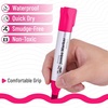 image:imageMr Pen Jumbo Permanent Markers 4 Pack Pink Chisel Tip Wide Tip Large  Thick Permanent Markers for Canvas Posters Board Fabric Window Glass Wood Waterproof Quick DryPink