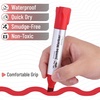 image:imageMr Pen Jumbo Permanent Markers 4 Pack Pink Chisel Tip Wide Tip Large  Thick Permanent Markers for Canvas Posters Board Fabric Window Glass Wood Waterproof Quick DryRed