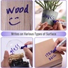 image:imageMr Pen Jumbo Permanent Markers 4 Pack Pink Chisel Tip Wide Tip Large  Thick Permanent Markers for Canvas Posters Board Fabric Window Glass Wood Waterproof Quick DryPurple