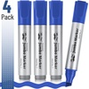 image:imageMr Pen Jumbo Permanent Markers 4 Pack Pink Chisel Tip Wide Tip Large  Thick Permanent Markers for Canvas Posters Board Fabric Window Glass Wood Waterproof Quick DryBlue