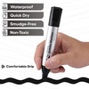 image:imageMr Pen Jumbo Permanent Markers 4 Pack Pink Chisel Tip Wide Tip Large  Thick Permanent Markers for Canvas Posters Board Fabric Window Glass Wood Waterproof Quick DryBlack