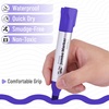 image:imageMr Pen Jumbo Permanent Markers 4 Pack Pink Chisel Tip Wide Tip Large  Thick Permanent Markers for Canvas Posters Board Fabric Window Glass Wood Waterproof Quick DryPurple