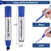 image:imageMr Pen Jumbo Permanent Markers 4 Pack Pink Chisel Tip Wide Tip Large  Thick Permanent Markers for Canvas Posters Board Fabric Window Glass Wood Waterproof Quick DryBlue
