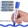 image:imageMr Pen Jumbo Permanent Markers 4 Pack Pink Chisel Tip Wide Tip Large  Thick Permanent Markers for Canvas Posters Board Fabric Window Glass Wood Waterproof Quick DryBlue