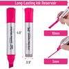 image:imageMr Pen Jumbo Permanent Markers 4 Pack Pink Chisel Tip Wide Tip Large  Thick Permanent Markers for Canvas Posters Board Fabric Window Glass Wood Waterproof Quick DryPink