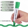 image:imageMr Pen Jumbo Permanent Markers 4 Pack Pink Chisel Tip Wide Tip Large  Thick Permanent Markers for Canvas Posters Board Fabric Window Glass Wood Waterproof Quick DryGreen