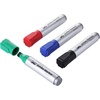 image:imageMr Pen Jumbo Permanent Markers 4 Pack Pink Chisel Tip Wide Tip Large  Thick Permanent Markers for Canvas Posters Board Fabric Window Glass Wood Waterproof Quick DryBlack  Green  Red  Blue