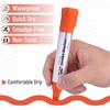 image:imageMr Pen Jumbo Permanent Markers 4 Pack Pink Chisel Tip Wide Tip Large  Thick Permanent Markers for Canvas Posters Board Fabric Window Glass Wood Waterproof Quick DryOrange