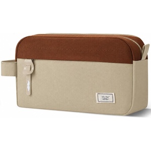 image:imageMr Pen High Capacity Pencil Case Large Pencil Pouch with 3 Compartments and 2 Pockets Large Pencil Bag with Smooth Zipper Cute Pencil Case Pouch Organizer School Supplies for TeensBeige  Brown