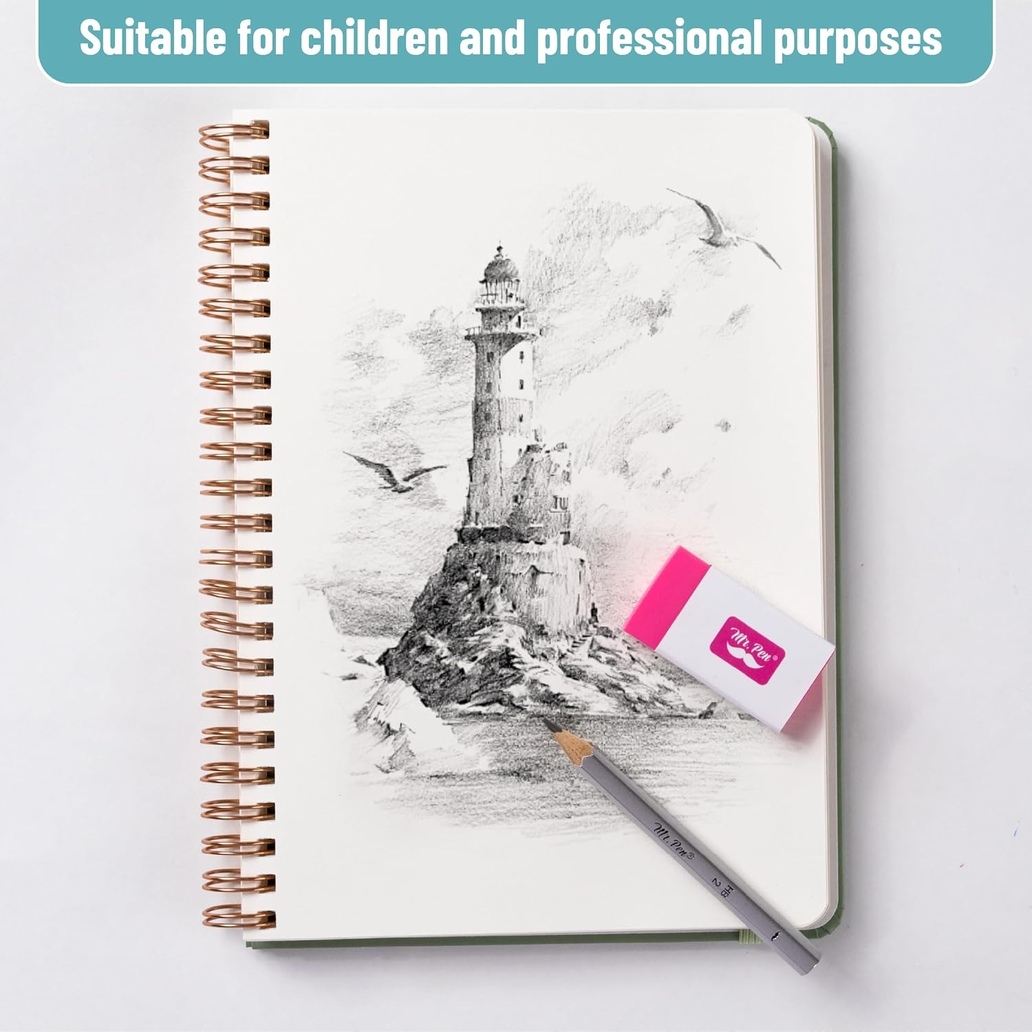 image:imageMr Pen Erasers 20 Pack Large Block Erasers for School No Smudge  Erasers for Pencils Mr Pen Erasers Erasers for School Large Eraser Vintage symphonyVivid Joy