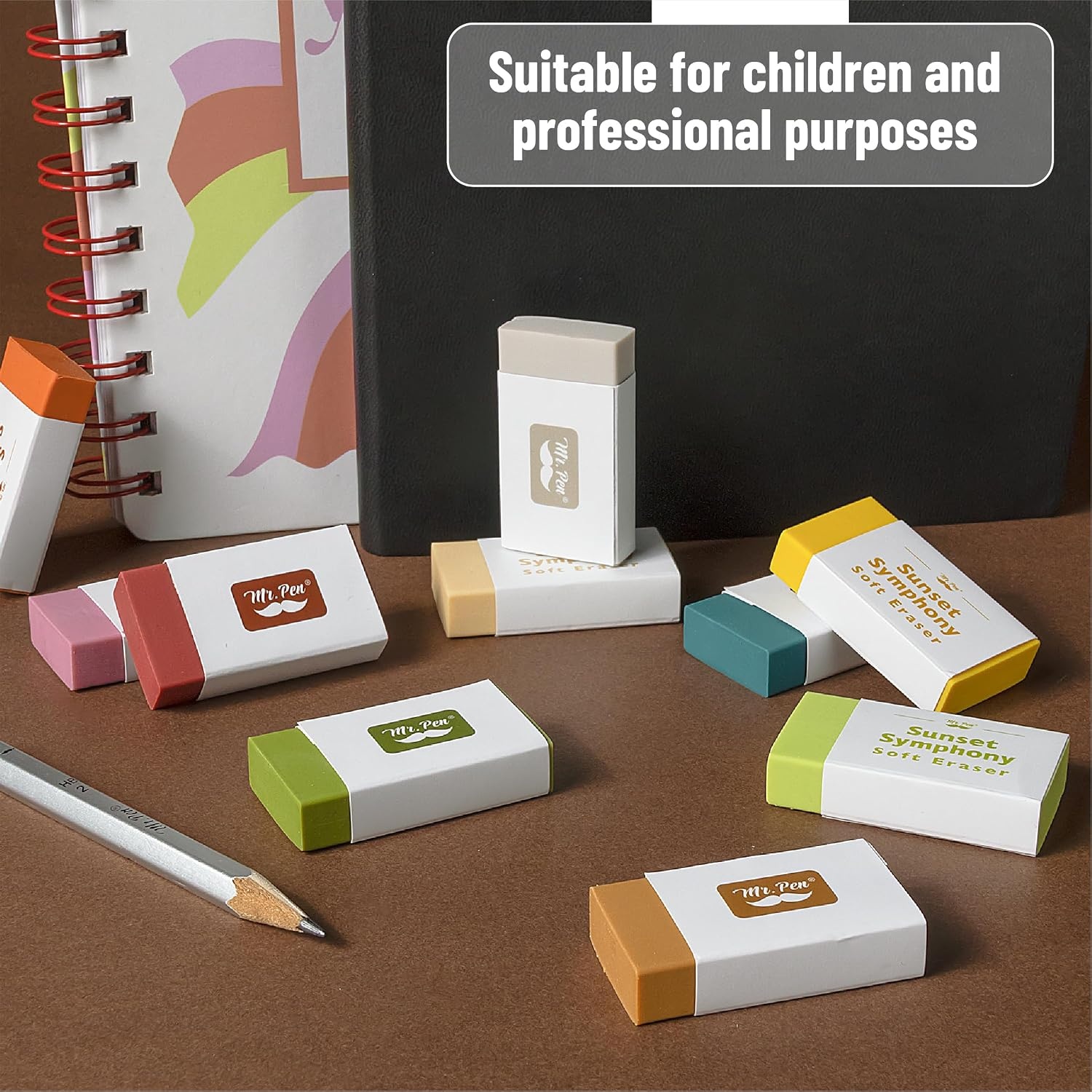 image:imageMr Pen Erasers 20 Pack Large Block Erasers for School No Smudge  Erasers for Pencils Mr Pen Erasers Erasers for School Large Eraser Vintage symphonyVintage Symphony