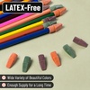 image:imageMr Pen Erasers for Pencils 120 Pack Pencil Top Erasers Eraser Caps  Kids Cap Tops Topper Erasers Ereaser Natural Vintage colors