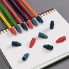 image:imageMr Pen Erasers for Pencils 120 Pack Pencil Top Erasers Eraser Caps  Kids Cap Tops Topper Erasers Ereaser Vintage colors