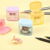 image:imageMr Pen Manual Pencil Sharpener 4 Pack Colorful Dual Holes  Compatible with Standard and Jumbo Pencils Snapon Lid Colored Handheld Pencil Sharpener for Artists ClassroomMulticolor