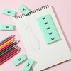 image:imageMr Pen Pink Pencil Eraser 100 Pack Large Latex Free Block Erasers for School Office Art Sketching Homework Exams Clean SmudgeFree CorrectionGreen