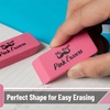 image:imageMr Pen Pink Pencil Eraser 100 Pack Large Latex Free Block Erasers for School Office Art Sketching Homework Exams Clean SmudgeFree CorrectionPink
