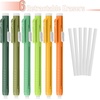 image:imageMr Pen Retractable Mechanical Eraser Pens 6 Pack Earthy Colors  LatexFree Precision Pencil Erasers for Artists Students Drawing Sketching amp DraftingCitrus