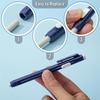 image:imageMr Pen Retractable Mechanical Eraser Pens 6 Pack Earthy Colors  LatexFree Precision Pencil Erasers for Artists Students Drawing Sketching amp DraftingBlue  Pink