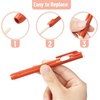 image:imageMr Pen Retractable Mechanical Eraser Pens 6 Pack Earthy Colors  LatexFree Precision Pencil Erasers for Artists Students Drawing Sketching amp DraftingCoral