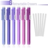 image:imageMr Pen Retractable Mechanical Eraser Pens 6 Pack Earthy Colors  LatexFree Precision Pencil Erasers for Artists Students Drawing Sketching amp DraftingTwilight