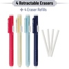image:imageMr Pen Retractable Mechanical Eraser Pens 6 Pack Earthy Colors  LatexFree Precision Pencil Erasers for Artists Students Drawing Sketching amp DraftingVibrant