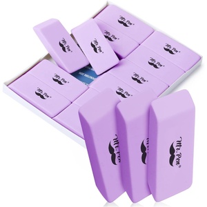 image:imageMr Pen Pink Pencil Eraser 100 Pack Large Latex Free Block Erasers for School Office Art Sketching Homework Exams Clean SmudgeFree CorrectionPurple
