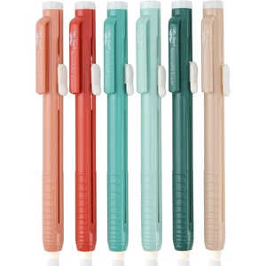 image:imageMr Pen Retractable Mechanical Eraser Pens 6 Pack Earthy Colors  LatexFree Precision Pencil Erasers for Artists Students Drawing Sketching amp DraftingCoral