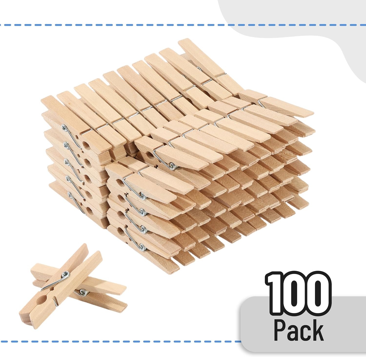 image:imageMr Pen Mini Wooden Clothes Pins for Photo 1 Inch 150 Pack  Small Clothespins with 10 Meter Jute Twine for Labeling Plants Gift Tags Tiny Crafts Photo Display DecorationWood