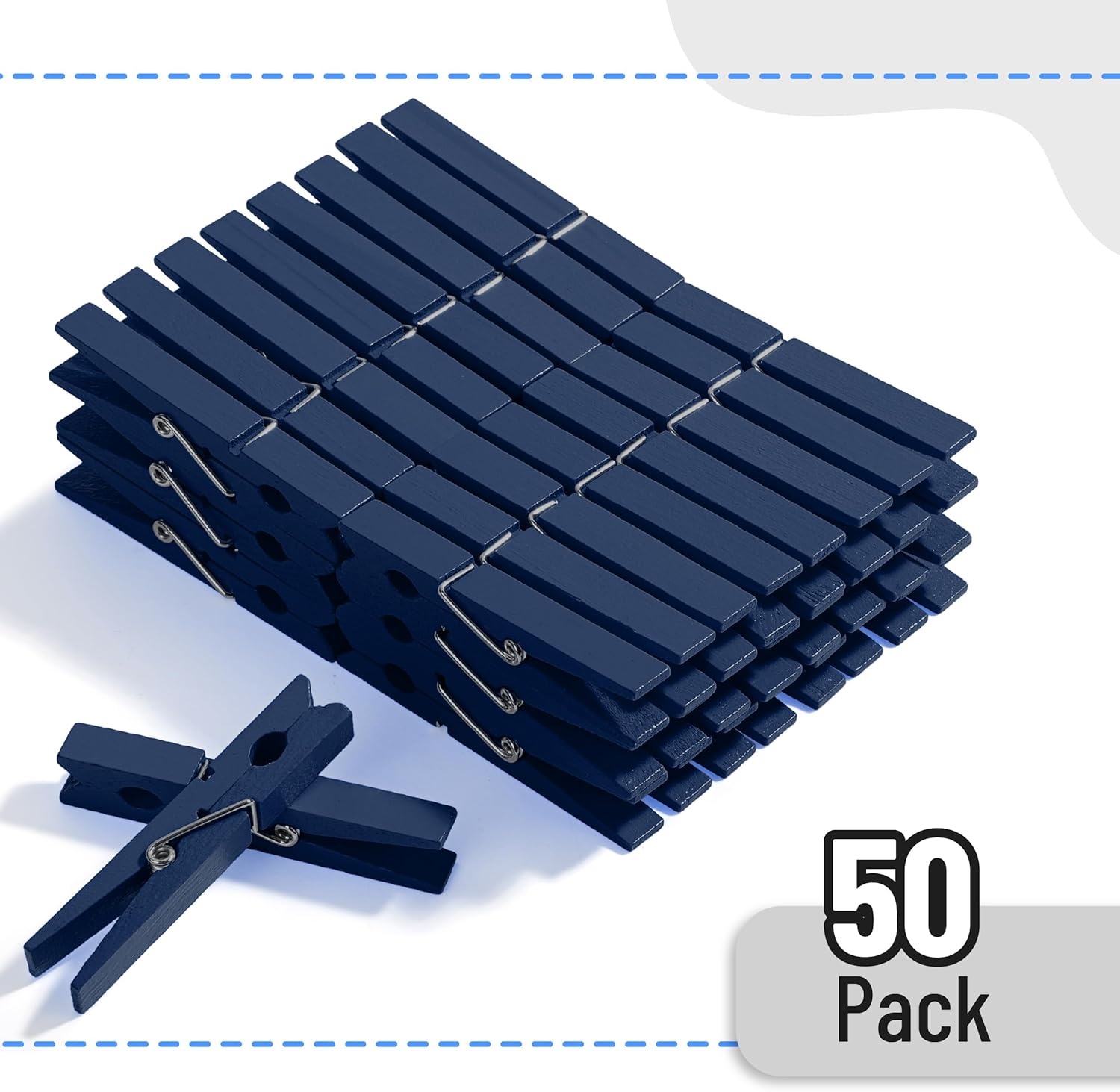 image:imageMr Pen Mini Wooden Clothes Pins for Photo 1 Inch 150 Pack  Small Clothespins with 10 Meter Jute Twine for Labeling Plants Gift Tags Tiny Crafts Photo Display DecorationDark Blue