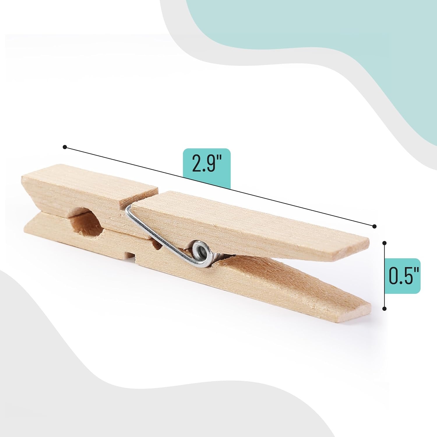 image:imageMr Pen Mini Wooden Clothes Pins for Photo 1 Inch 150 Pack  Small Clothespins with 10 Meter Jute Twine for Labeling Plants Gift Tags Tiny Crafts Photo Display DecorationWood