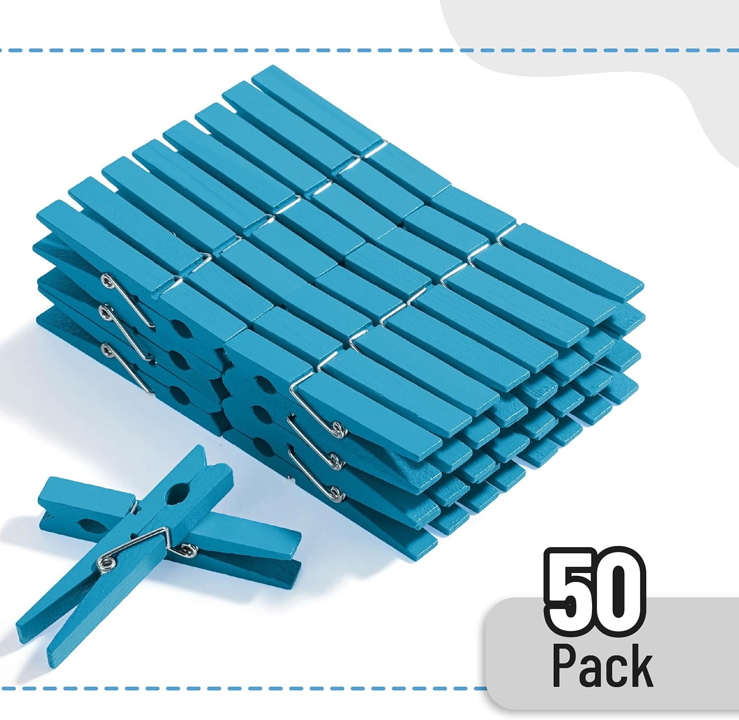 image:imageMr Pen Mini Wooden Clothes Pins for Photo 1 Inch 150 Pack  Small Clothespins with 10 Meter Jute Twine for Labeling Plants Gift Tags Tiny Crafts Photo Display DecorationBlue