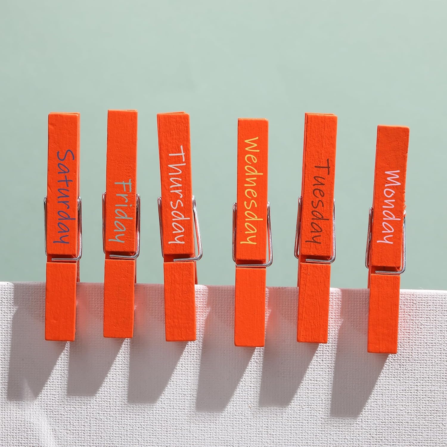 image:imageMr Pen Mini Wooden Clothes Pins for Photo 1 Inch 150 Pack  Small Clothespins with 10 Meter Jute Twine for Labeling Plants Gift Tags Tiny Crafts Photo Display DecorationOrange