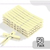 image:imageMr Pen Mini Wooden Clothes Pins for Photo 1 Inch 150 Pack  Small Clothespins with 10 Meter Jute Twine for Labeling Plants Gift Tags Tiny Crafts Photo Display DecorationBeige