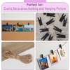image:imageMr Pen Mini Wooden Clothes Pins for Photo 1 Inch 150 Pack  Small Clothespins with 10 Meter Jute Twine for Labeling Plants Gift Tags Tiny Crafts Photo Display DecorationBlack