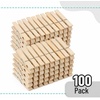 image:imageMr Pen Mini Wooden Clothes Pins for Photo 1 Inch 150 Pack  Small Clothespins with 10 Meter Jute Twine for Labeling Plants Gift Tags Tiny Crafts Photo Display DecorationWood