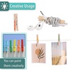 image:imageMr Pen Mini Wooden Clothes Pins for Photo 1 Inch 150 Pack  Small Clothespins with 10 Meter Jute Twine for Labeling Plants Gift Tags Tiny Crafts Photo Display DecorationWood